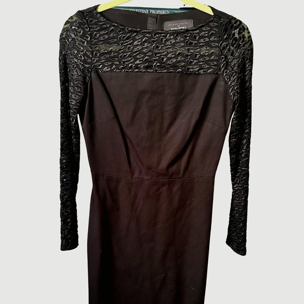 ✨ Roland Mouret for Banana Republic Black Sheath Dress - Size 4 ✨